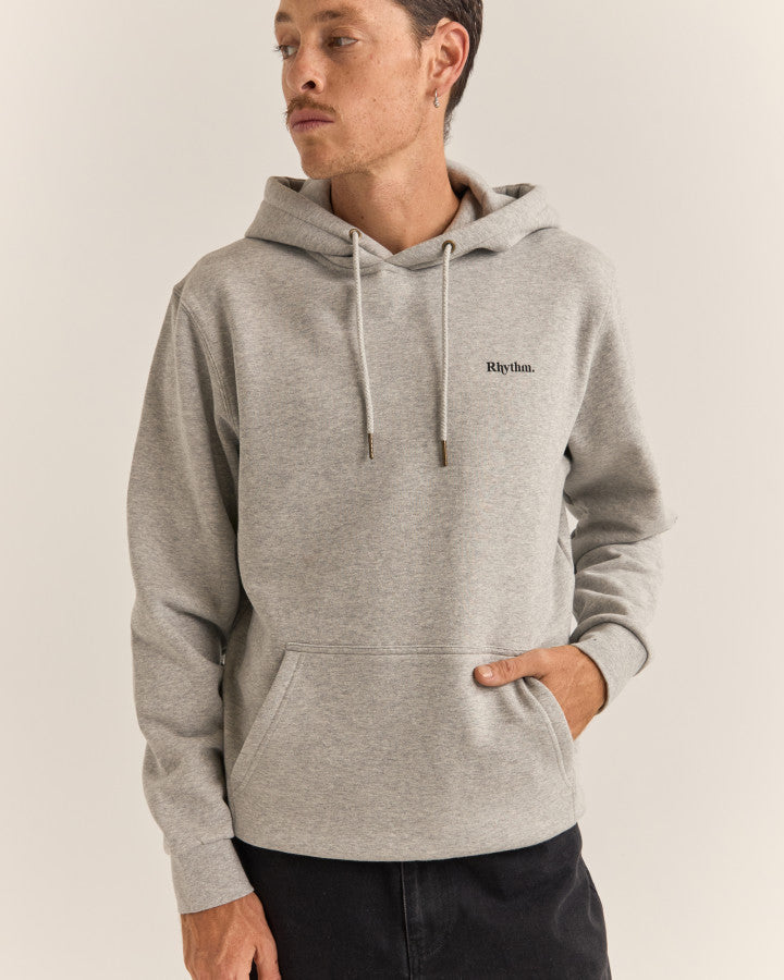 Polerón Hombre Brand Fleece Hood - Grey Heather