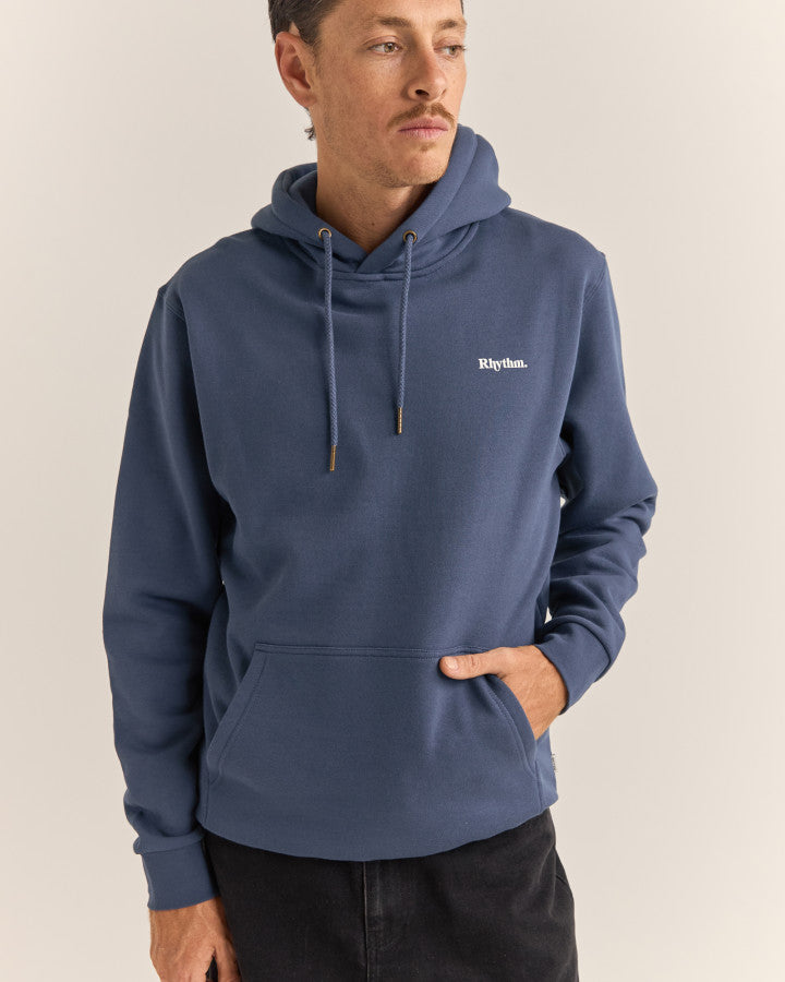 Polerón Hombre Brand Fleece Hood - Navy