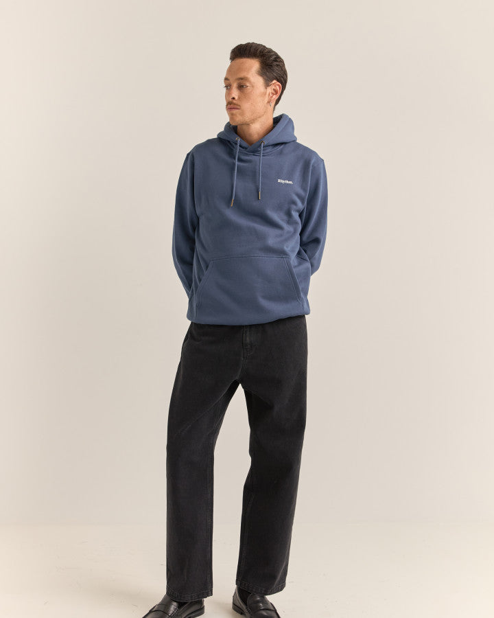 Polerón Hombre Brand Fleece Hood - Navy
