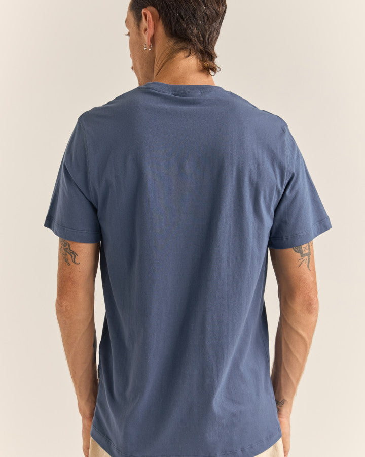 Polera Hombre Brand Tee - Navy