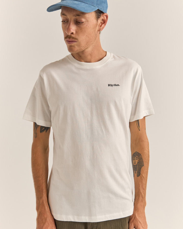 Polera Hombre Brand Tee - White