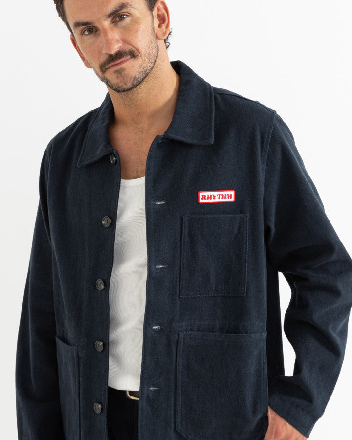 Chaqueta Hombre Canvas Mechanics - Navy