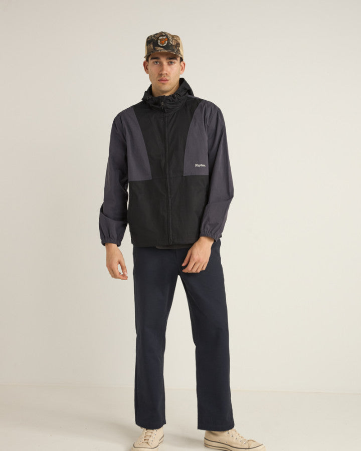 Cortaviento Hombre Cascade Windbreaker- Black – Preppy Beach