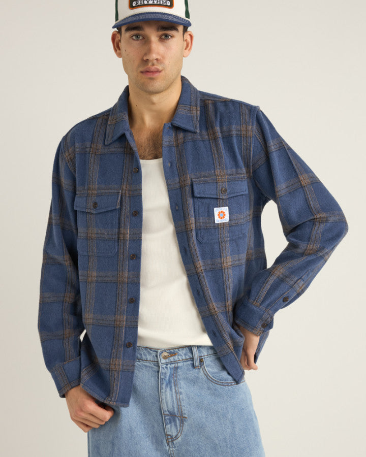 Camisa Hombre Check Shirt - Blue