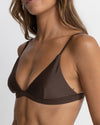 Bikini Top Classic Bralette - Chocolate