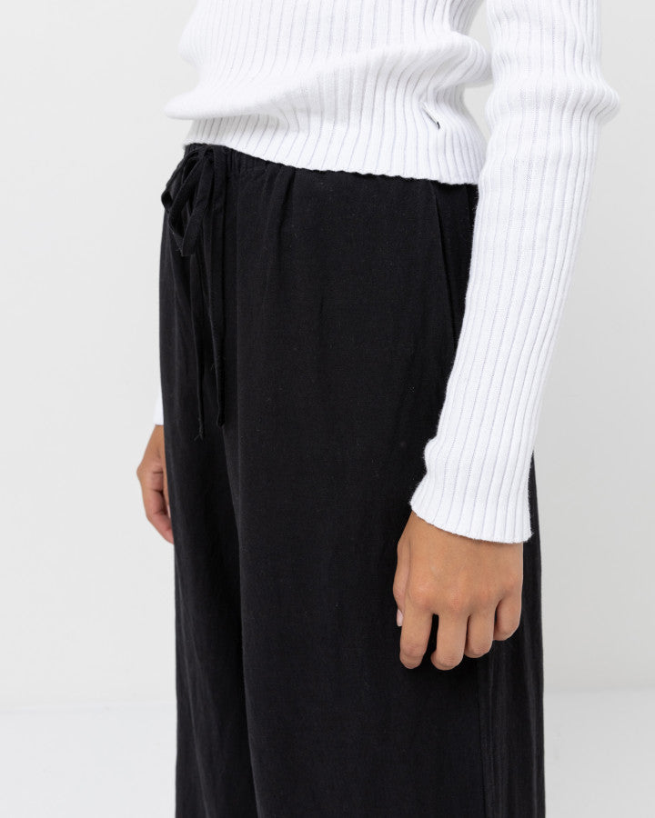 Pantalón Mujer Classic Drawstring Pant - Black