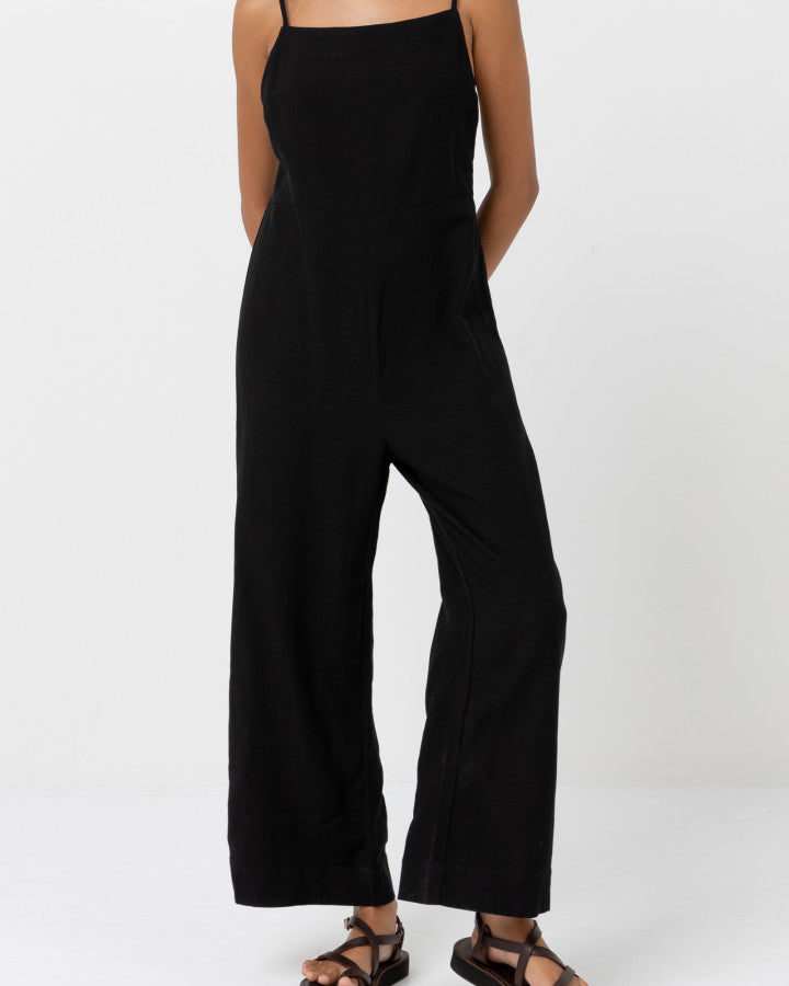 Jardinera Mujer Classic Jumpsuit - Black