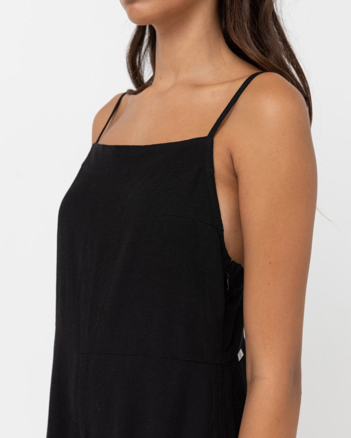 Jardinera Mujer Classic Jumpsuit - Black