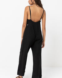 Jardinera Mujer Classic Jumpsuit - Black