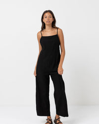 Jardinera Mujer Classic Jumpsuit - Black