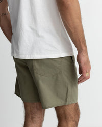 Short Hombre Classic Linen Jam - Olive