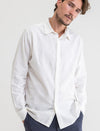 Camisa Hombre Classic Linen LS - Vintage White