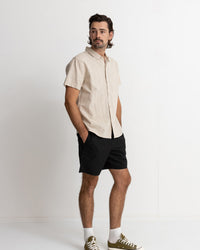 Camisa Hombre Classic Linen SS - Sand