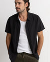 Camisa Hombre Classic Linen SS - Vintage Black