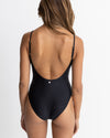 Traje de Baño Classic Minimal One Piece- Black