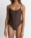 Traje de Baño Classic Minimal One Piece- Chocolate
