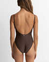 Traje de Baño Classic Minimal One Piece- Chocolate