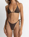Bikini Top Classic Slide Tri - Chocolate