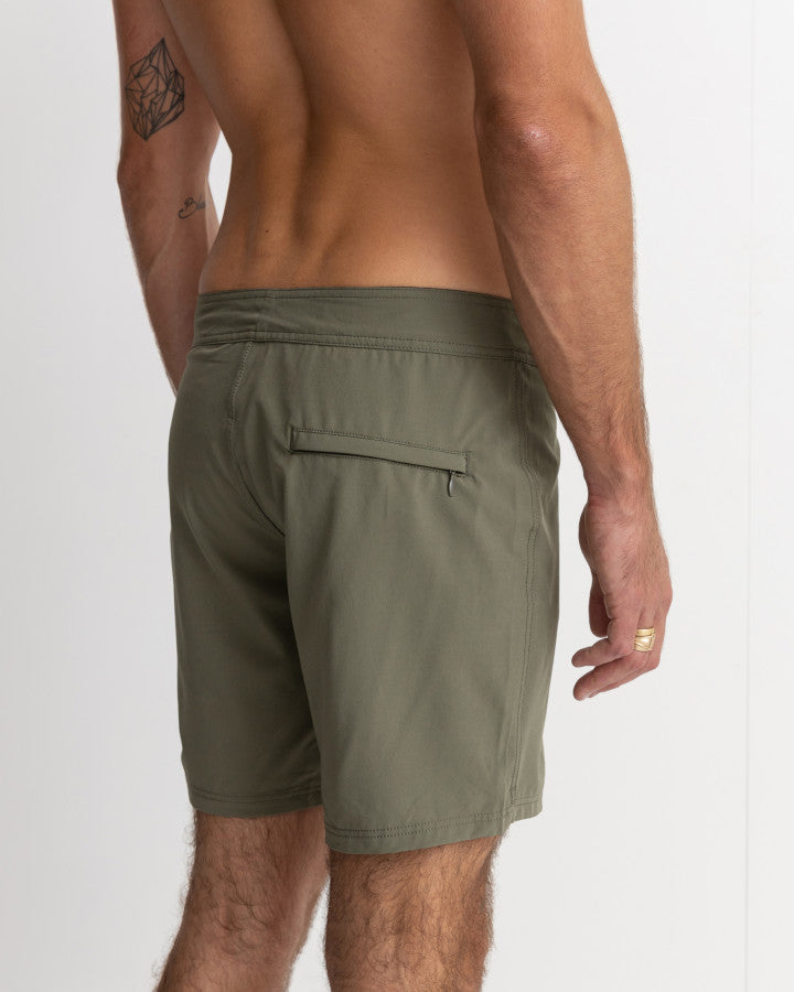 Traje de Baño Hombre Classic Stretch Trunk - Olive