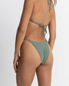 Bikini Bottom Classic Tie Side Hi Cut - Olive