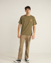 Polera Hombre Desert Locals - Military Olive