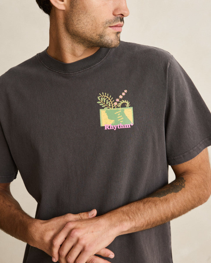 Polera Hombre Echoes Vintage - Vintage Black