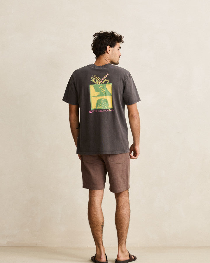 Polera Hombre Echoes Vintage - Vintage Black