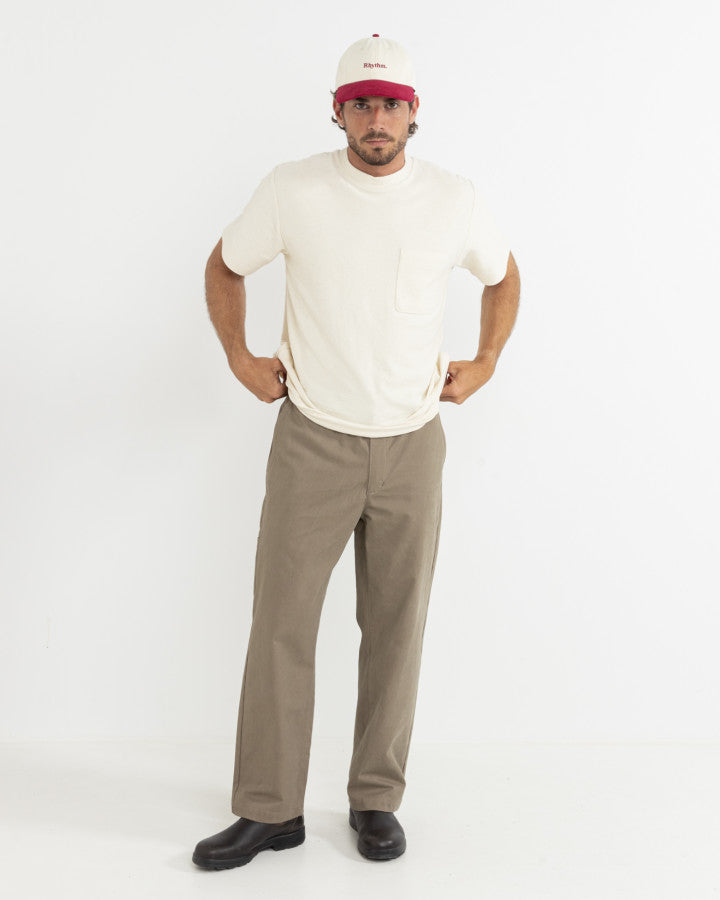 Jockey Essential Brushed Twill Cap - Merlot