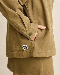 Chaqueta Mujer Essential Oversized Jacket - Olive