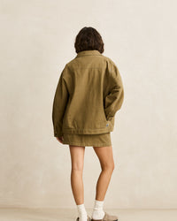 Chaqueta Mujer Essential Oversized Jacket - Olive