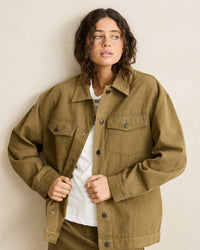 Chaqueta Mujer Essential Oversized Jacket - Olive