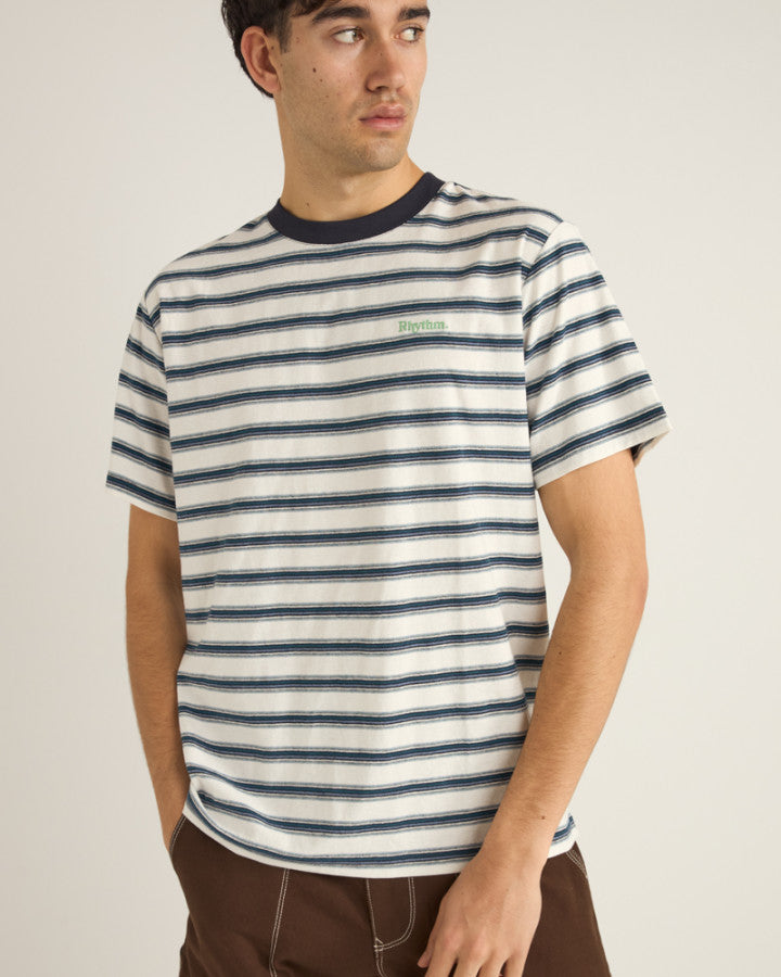 Polera Hombre Everyday Stripe - Vintage White