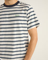 Polera Hombre Everyday Stripe - Vintage White