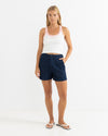 Short Mujer Fatigue Denim Short - Dark Denim