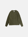 Sweater Hombre Mohair Fishermans Olive