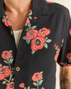 Camisa Hombre Floral - Vintage Black