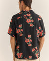 Camisa Hombre Floral - Vintage Black