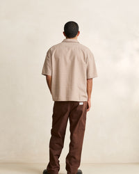 Camisa Frequency Check SS - Caramel