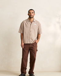 Camisa Frequency Check SS - Caramel