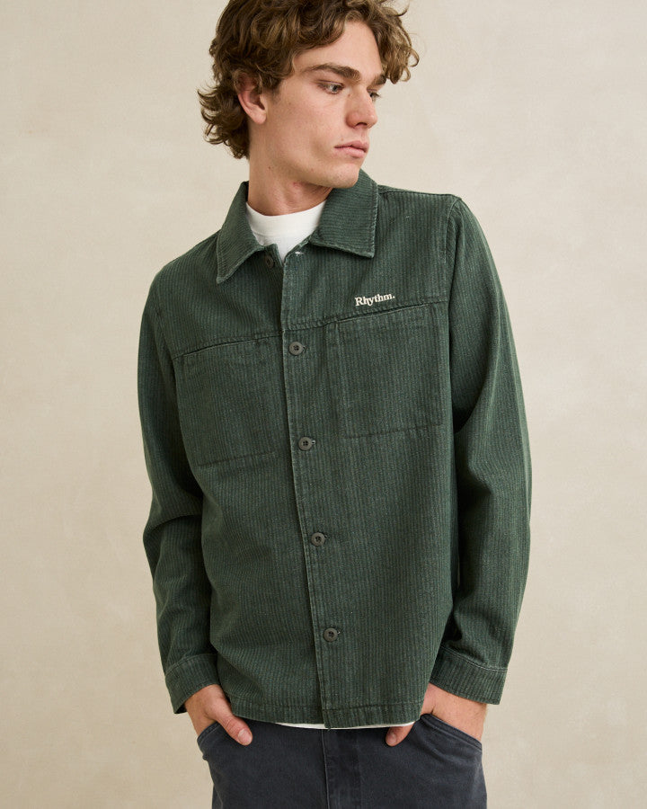 Camisa Hombre Harlan LS - Olive