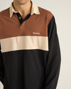 Polera Hombre Manga Larga Hayes LS Rugby Polo - Black