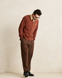 Polera Hombre Heritage Bloom Rugby Polo - Bark
