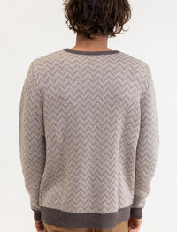 Sweater Hombre Herringbone Knit
