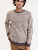 Sweater Hombre Herringbone Knit