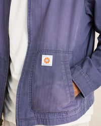 Chaqueta Hombre Herringbone Sun Wash - Vintage Blue