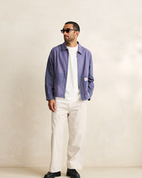 Chaqueta Hombre Herringbone Sun Wash - Vintage Blue