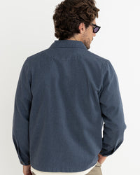 Chaqueta Hombre Hickory Stripe Work Shirt - Navy