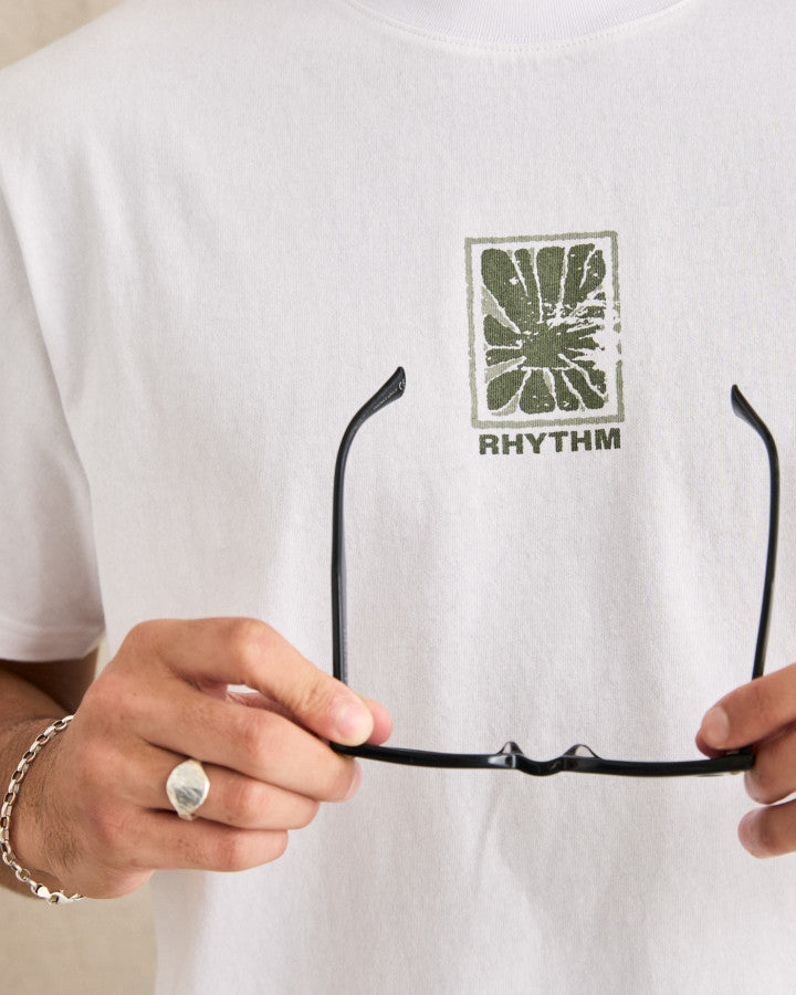 Polera Hombre Imprint Vintage - White