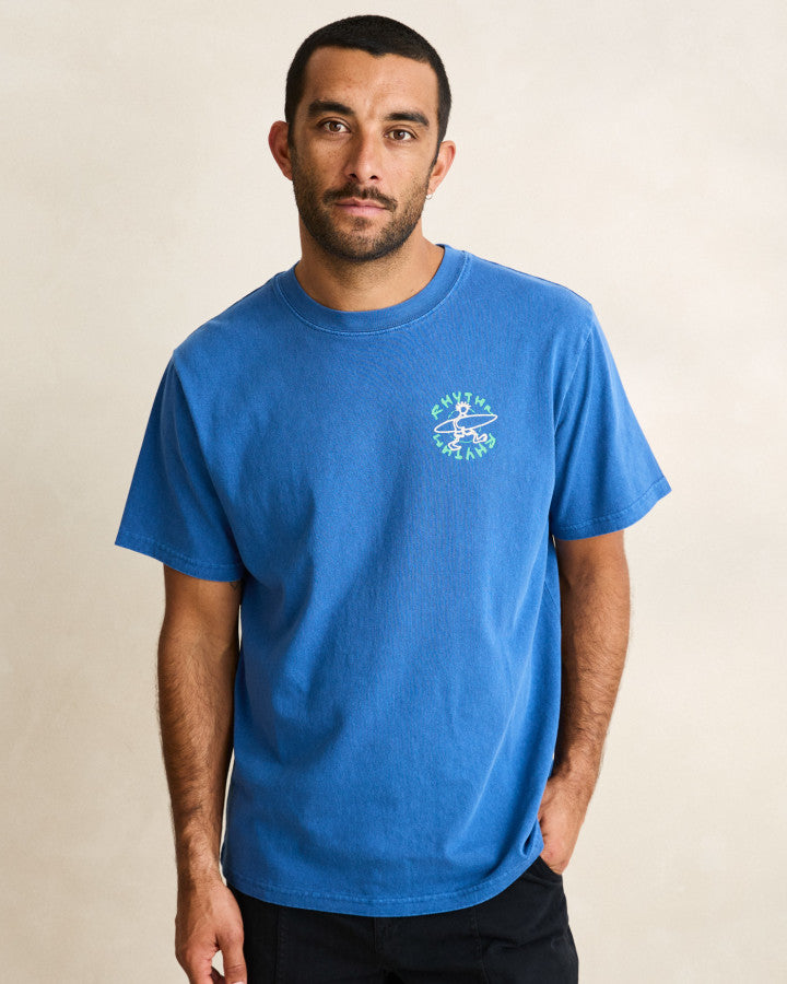 Polera Hombre Jaunt Vintage - Cobalt