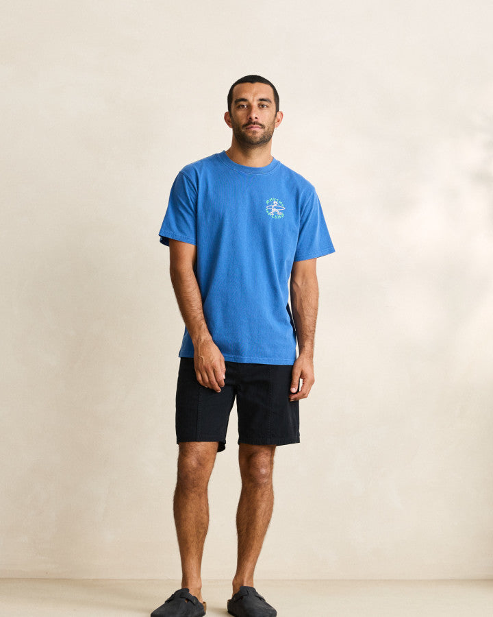 Polera Hombre Jaunt Vintage - Cobalt
